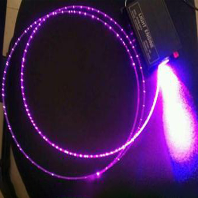 Optical fiber light emitting earphone ;optical fiber light emitting data line