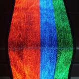 Luminous optical fiber fabric